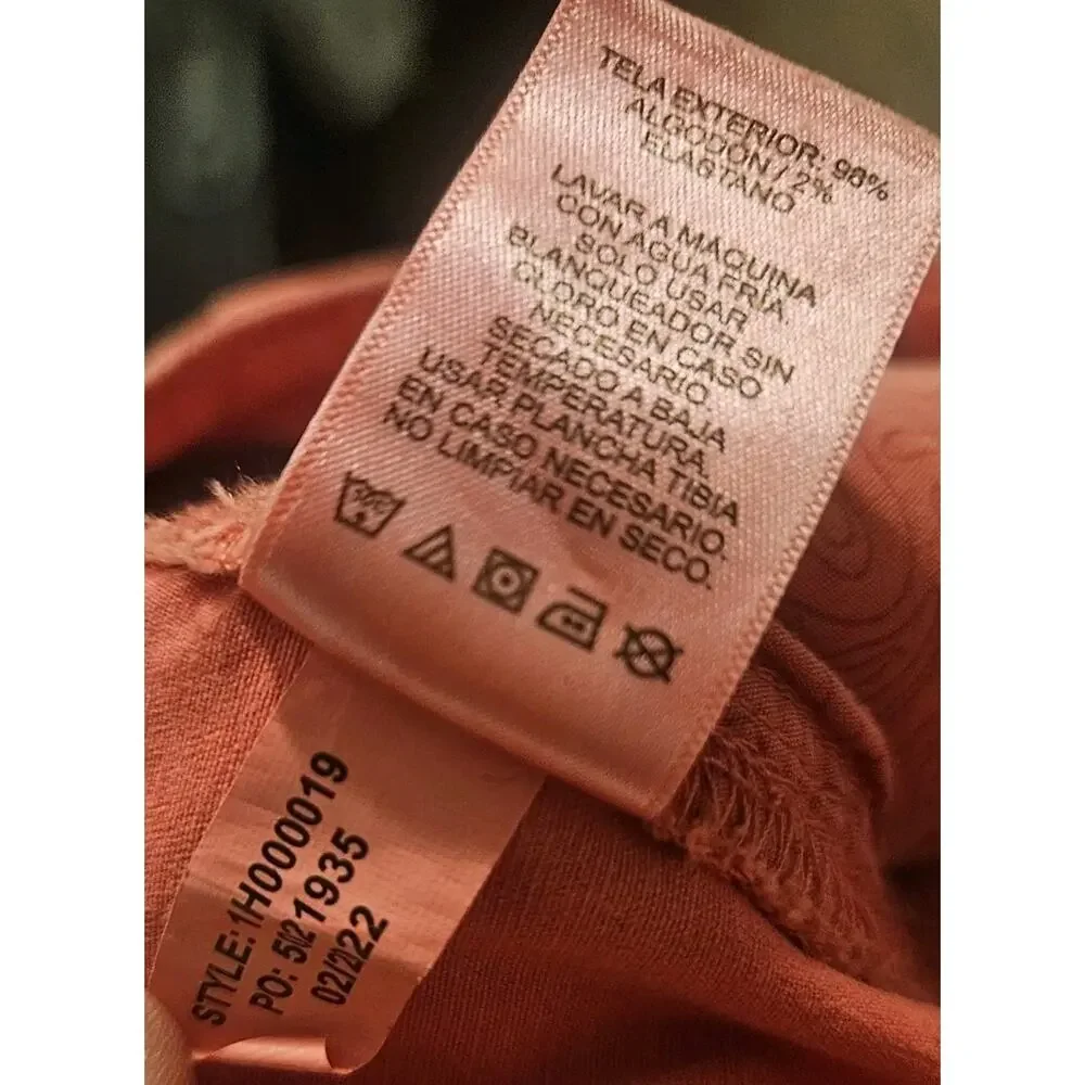 Vineyard Vines Shorts Mens 40 Pink Salmon, Solid Flat Front, Chino, Bermuda